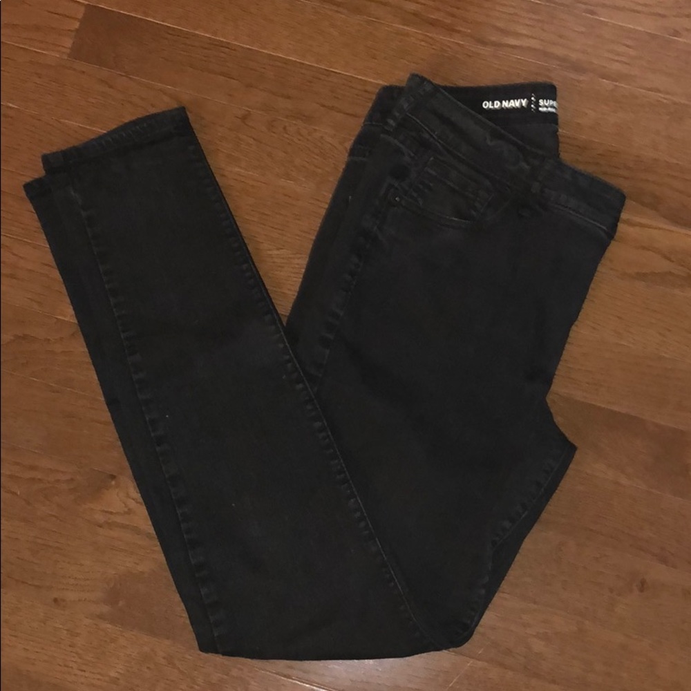 Old navy super skinny black jean